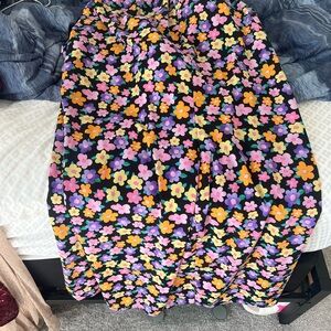 Floral Women's Skirt - Multicolor